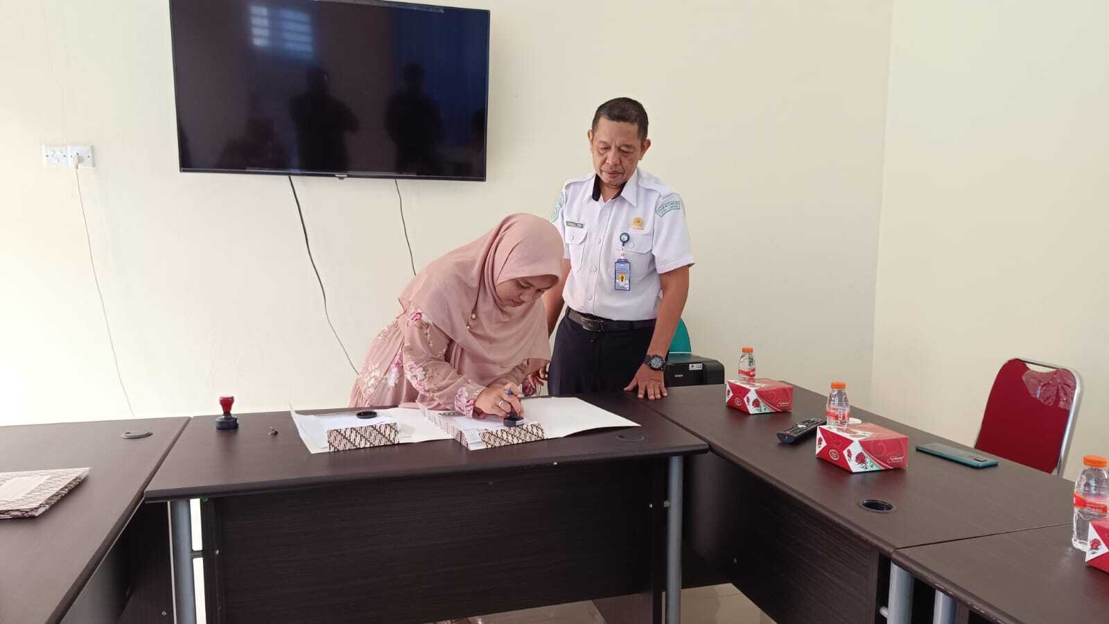 Penandatangan PKS PPB dg BMKG Dabo Singkep